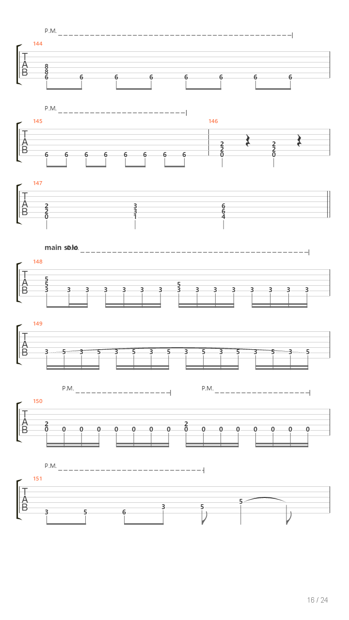 Troopers Of The Stars吉他谱