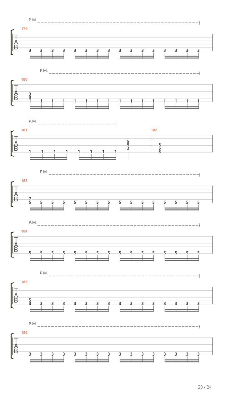 Troopers Of The Stars吉他谱