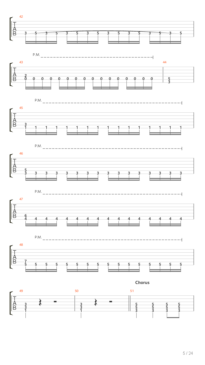 Troopers Of The Stars吉他谱