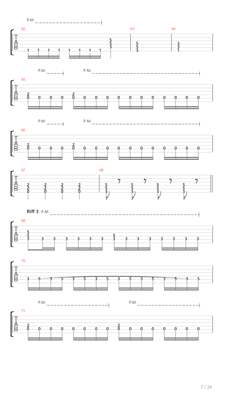 Troopers Of The Stars吉他谱