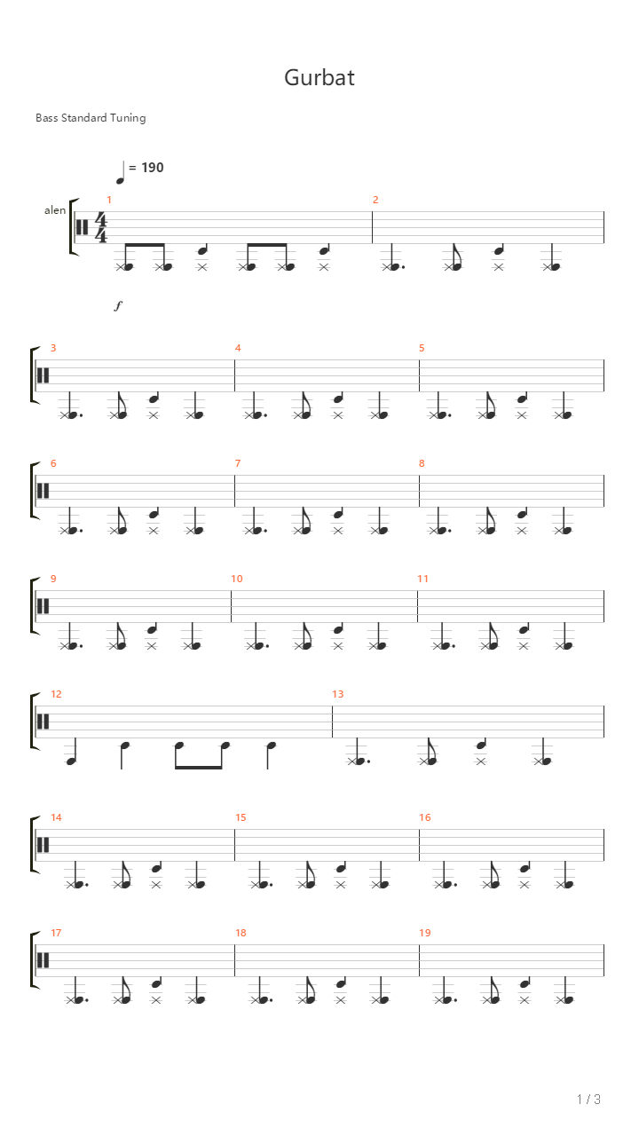 Gurbet吉他谱