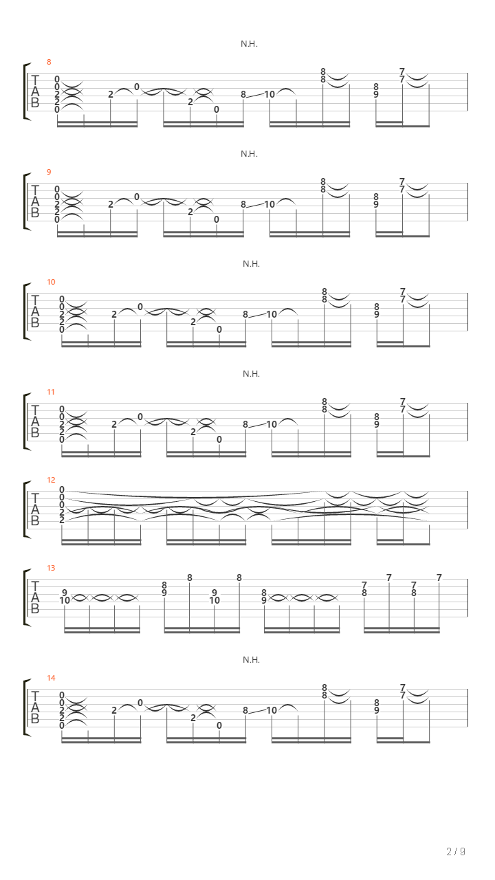 Seni Kendime Sakladim吉他谱