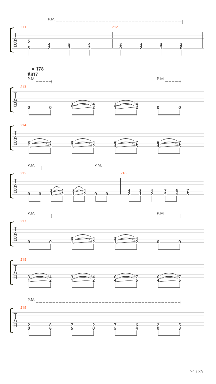 Reveling In The Abyss吉他谱