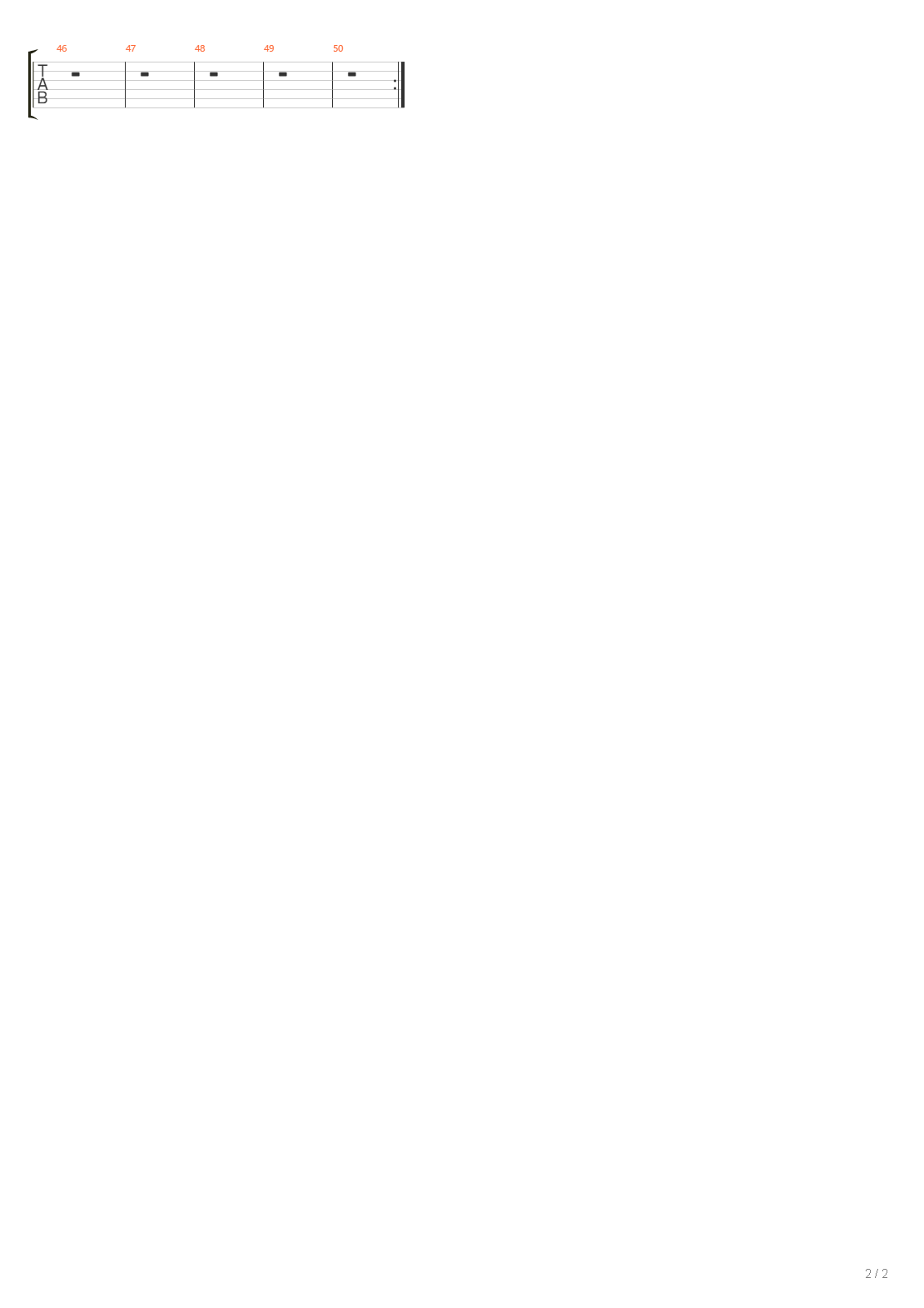 Platforme吉他谱