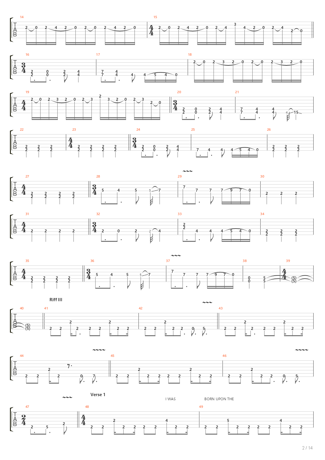 Compendium吉他谱