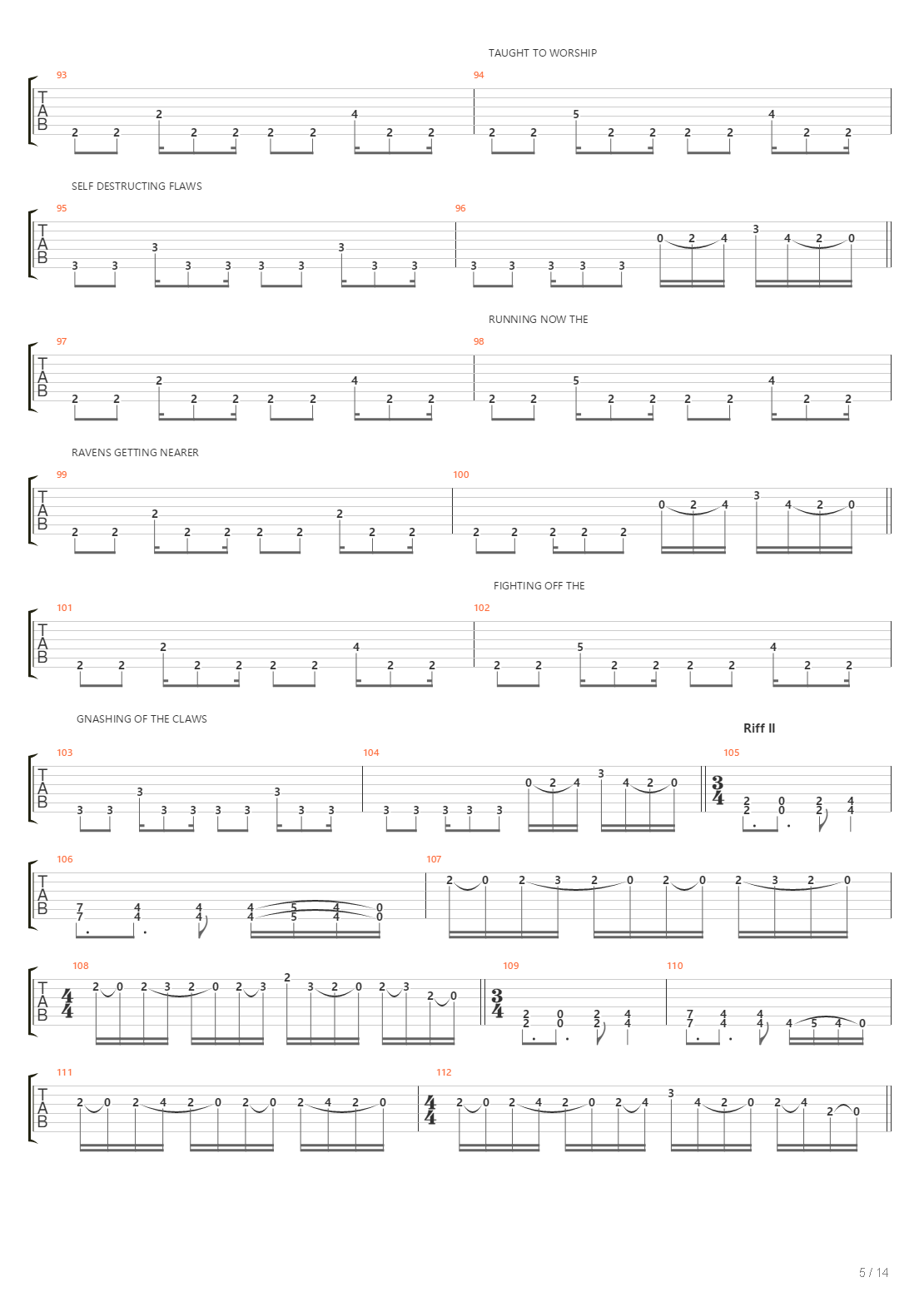 Compendium吉他谱