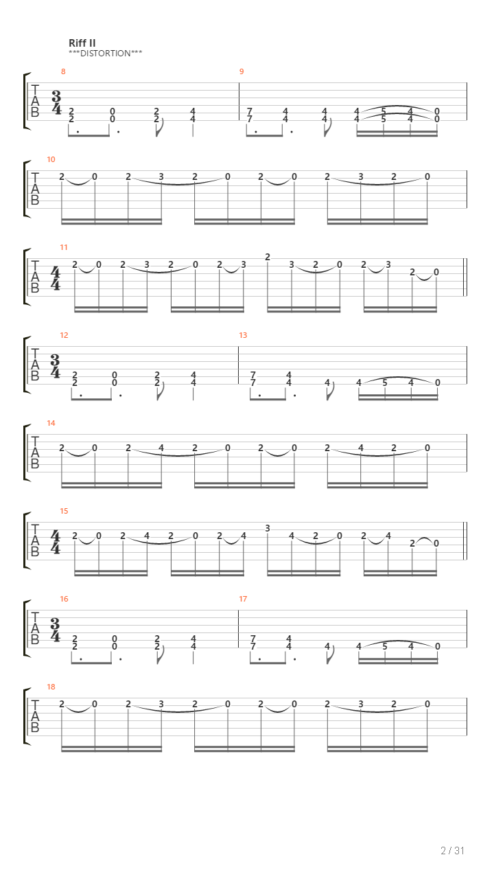 Compendium吉他谱