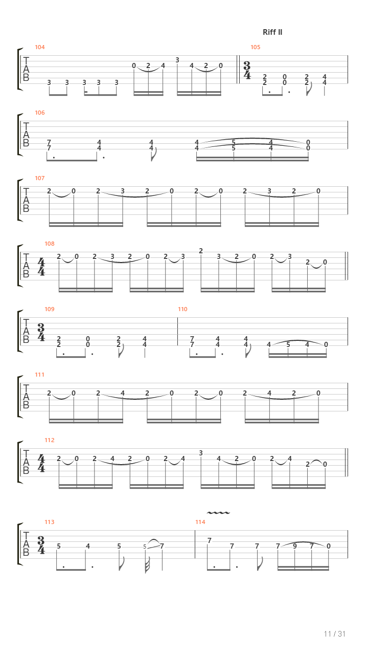 Compendium吉他谱