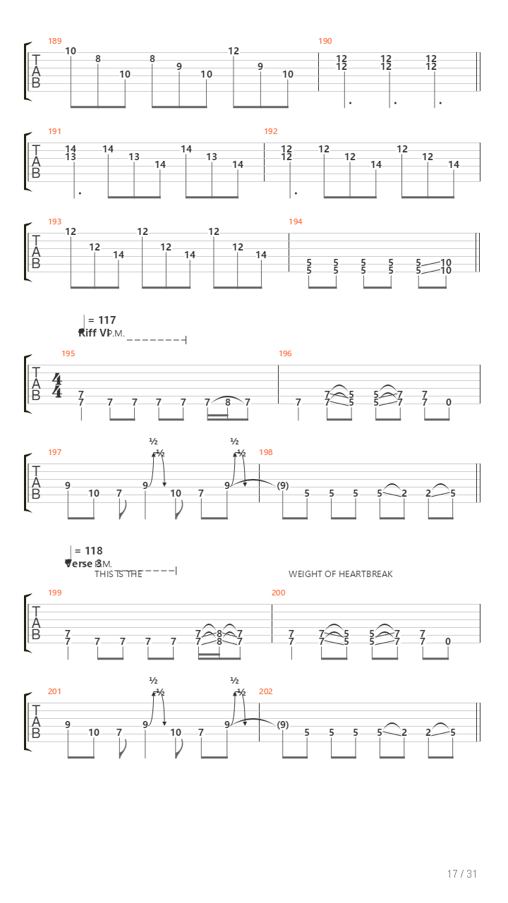 Compendium吉他谱