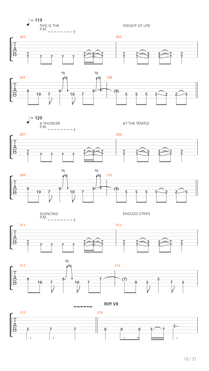 Compendium吉他谱