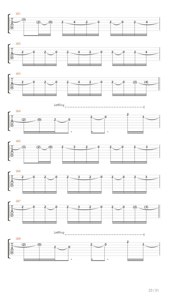 Compendium吉他谱