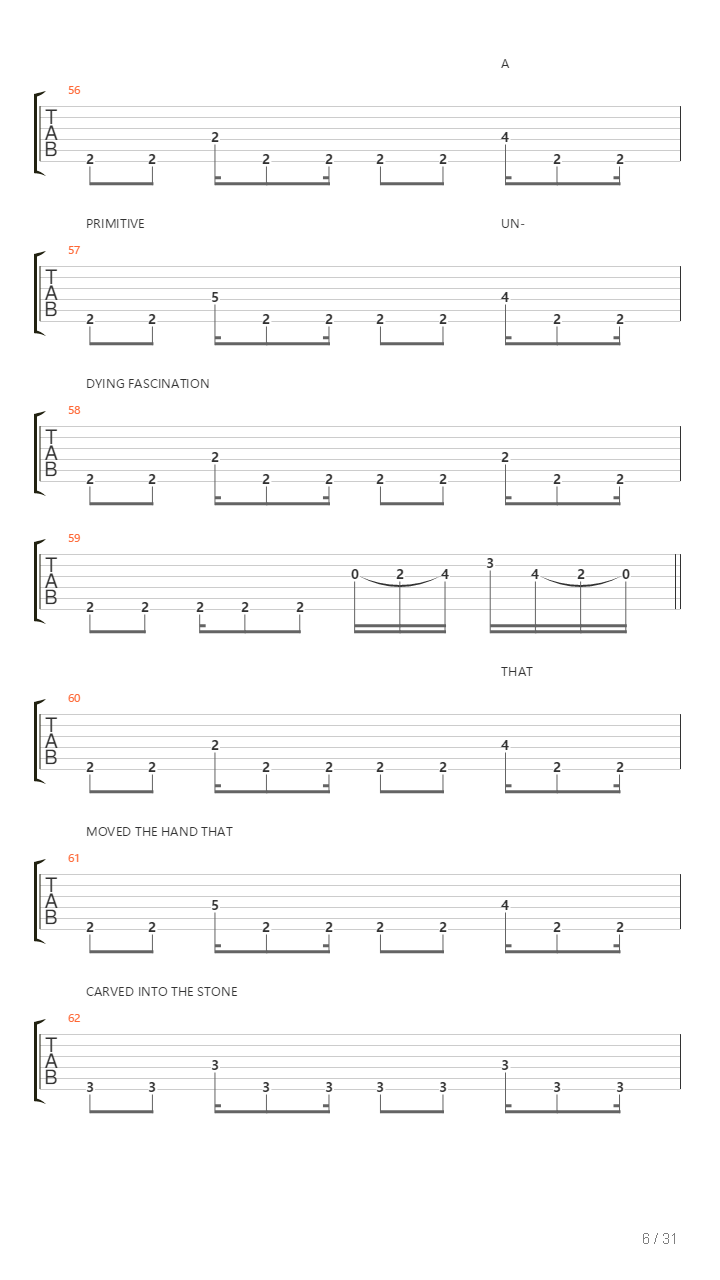 Compendium吉他谱