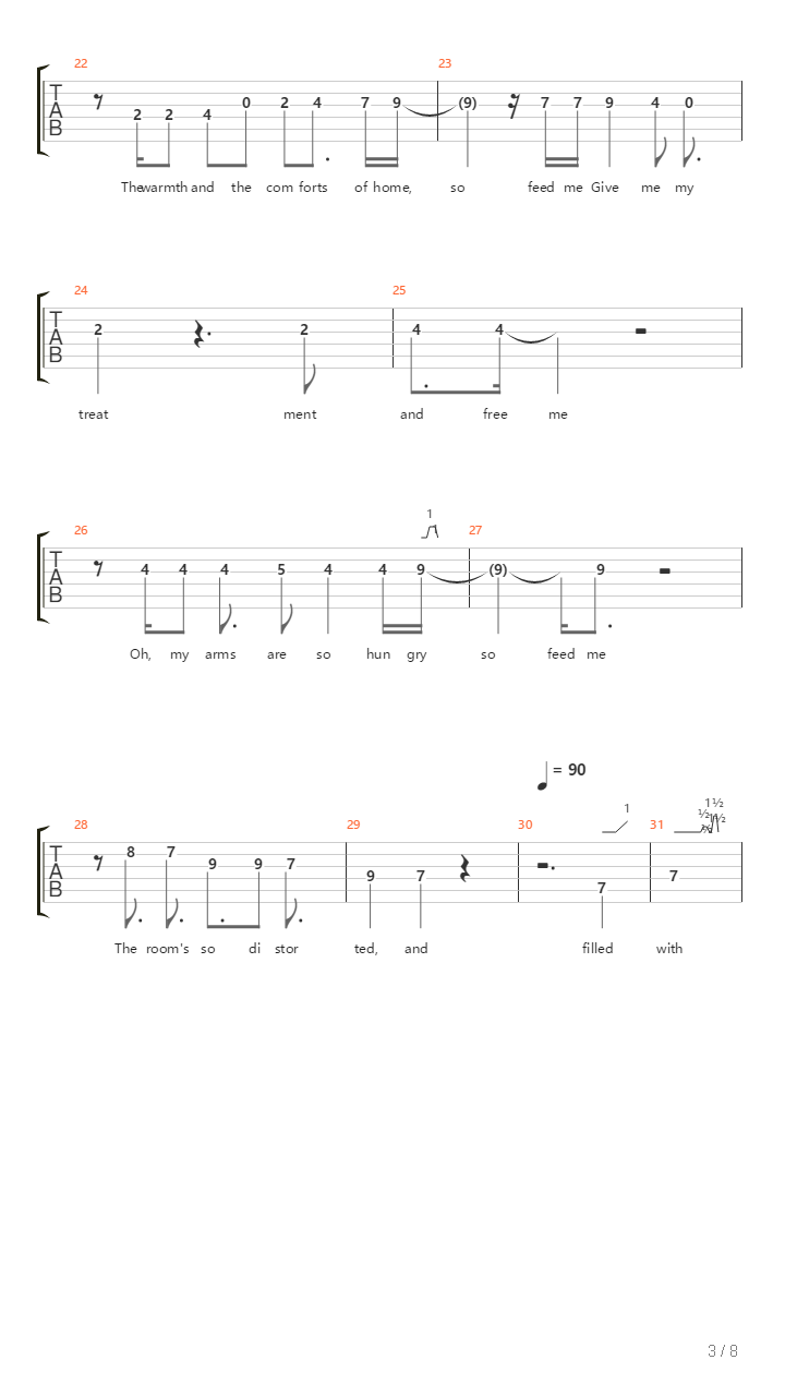 Feed Me吉他谱