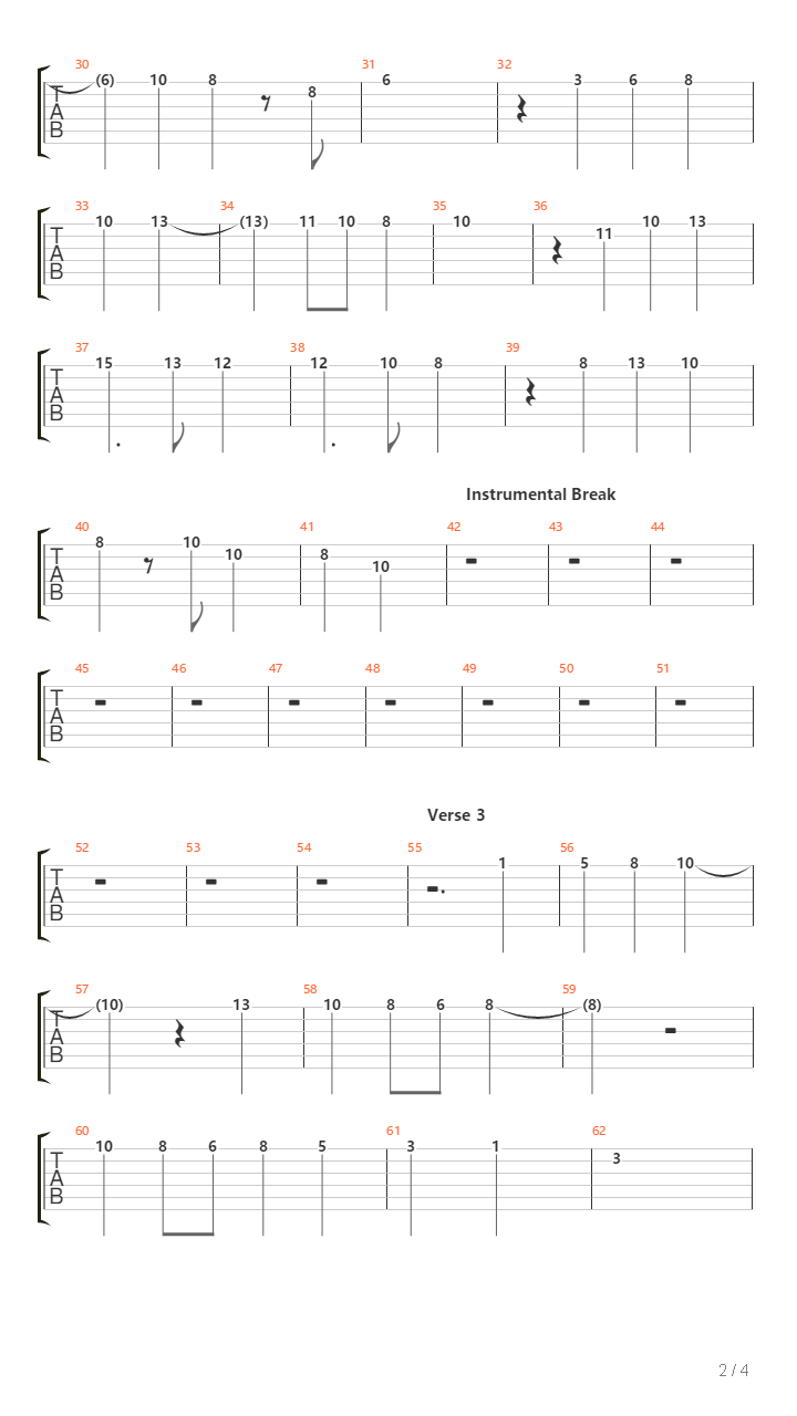 Jerusalem吉他谱