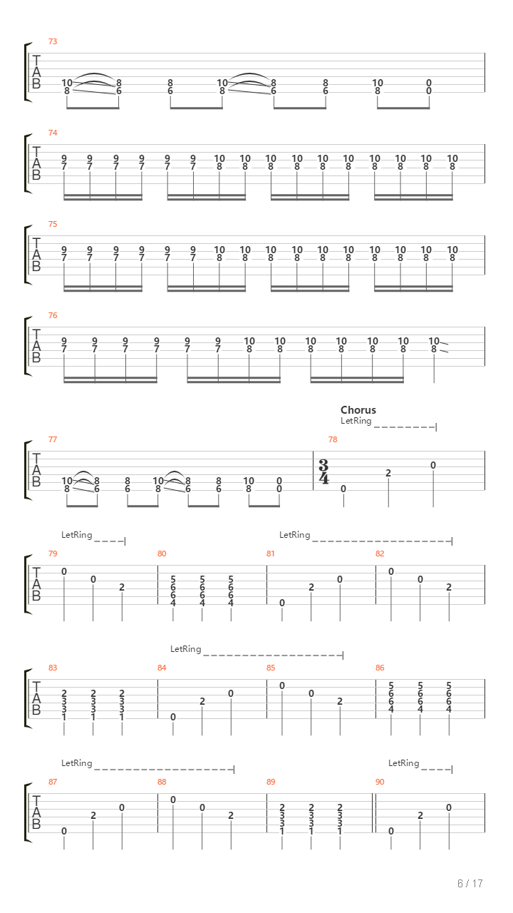 Seventh Gate Of A Seventh Sin吉他谱