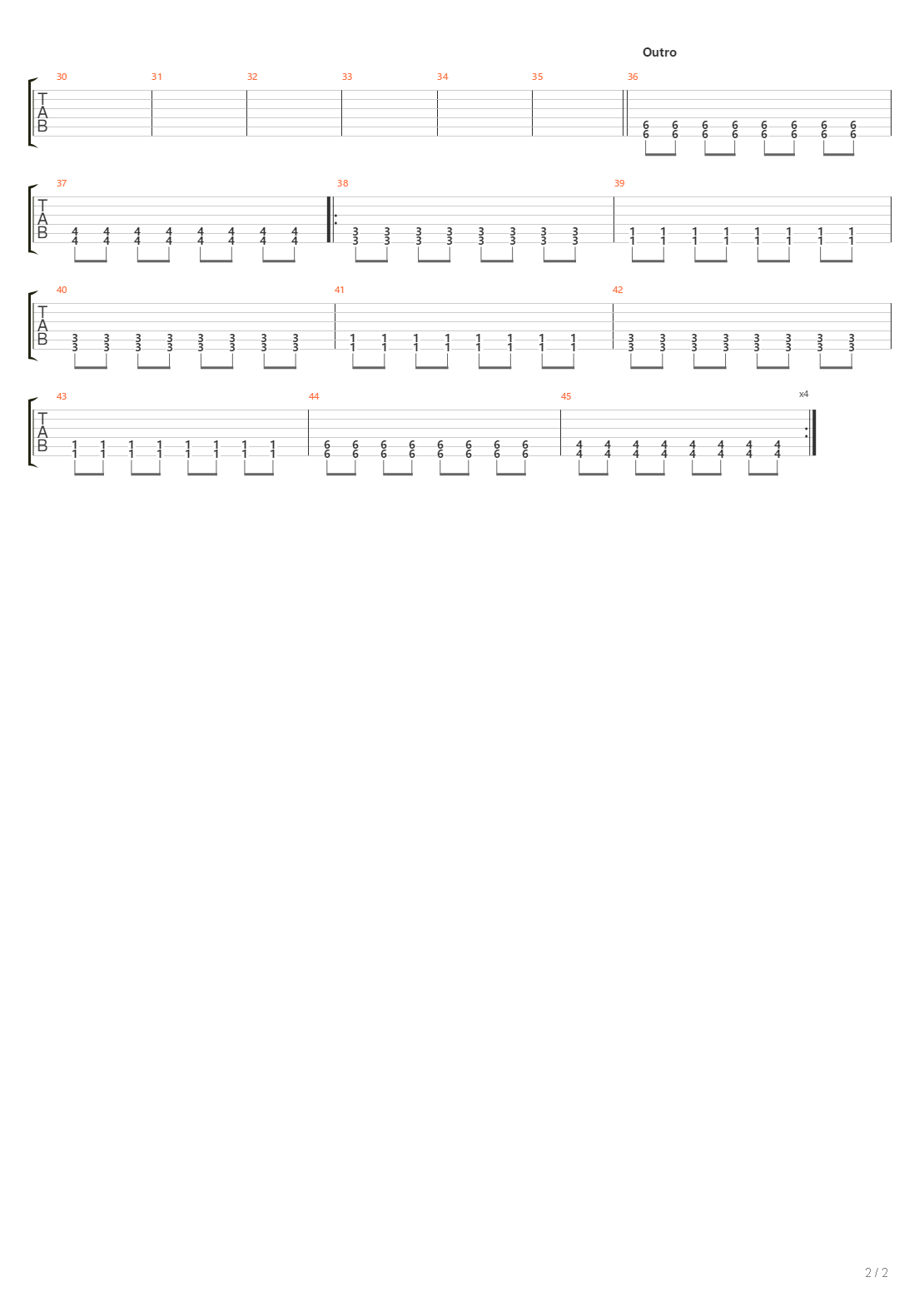 The Rivers Mouth吉他谱