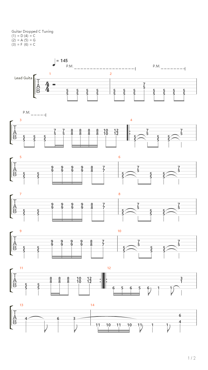 The Rivers Mouth吉他谱