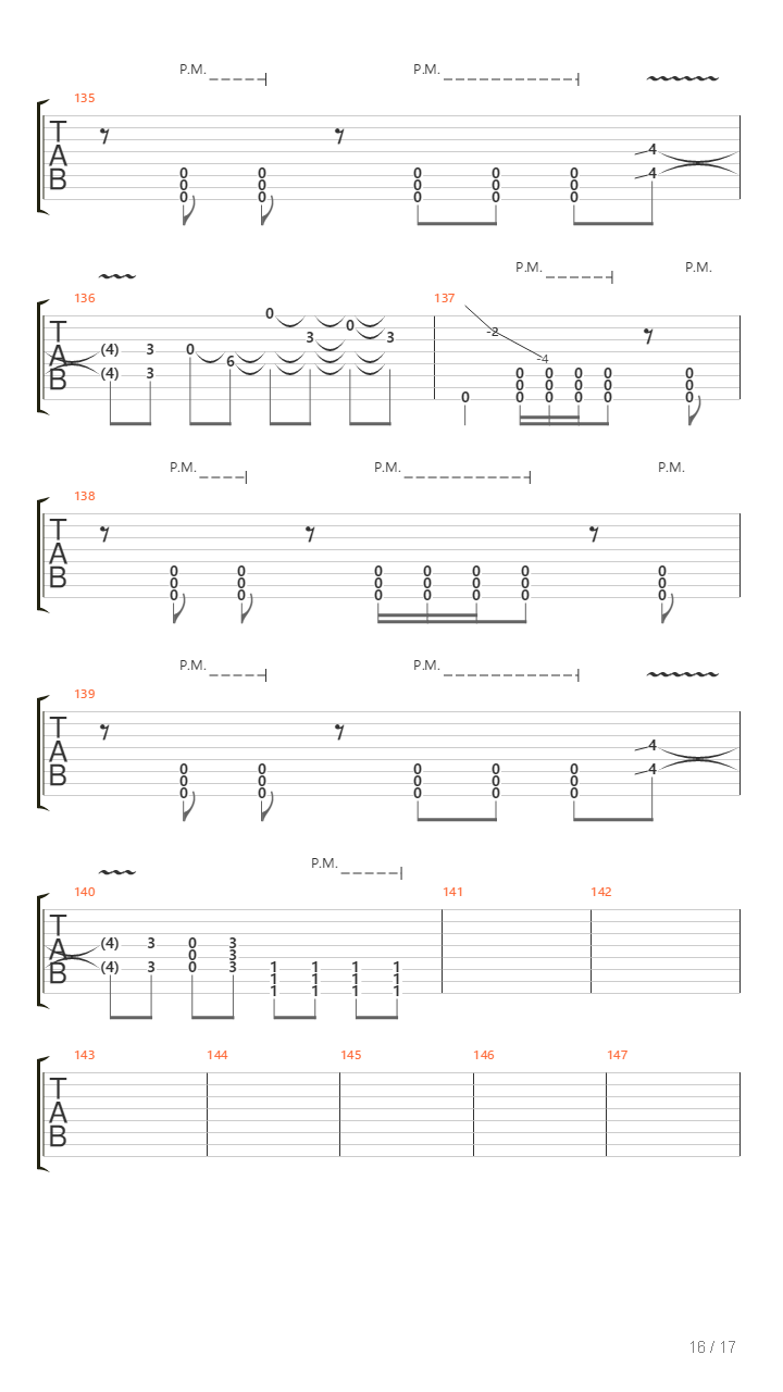 Scars Of The Past吉他谱