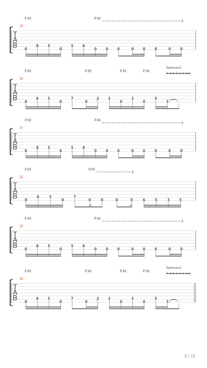 The Cosmic Algorithm吉他谱