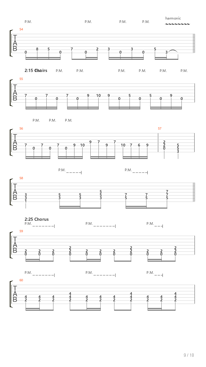 The Cosmic Algorithm吉他谱