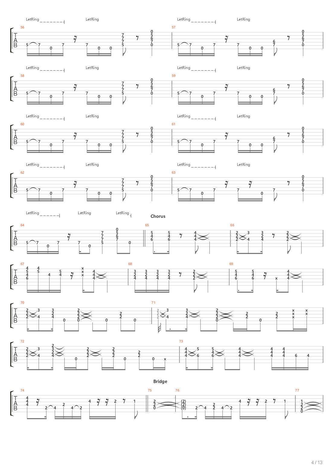 The Core吉他谱