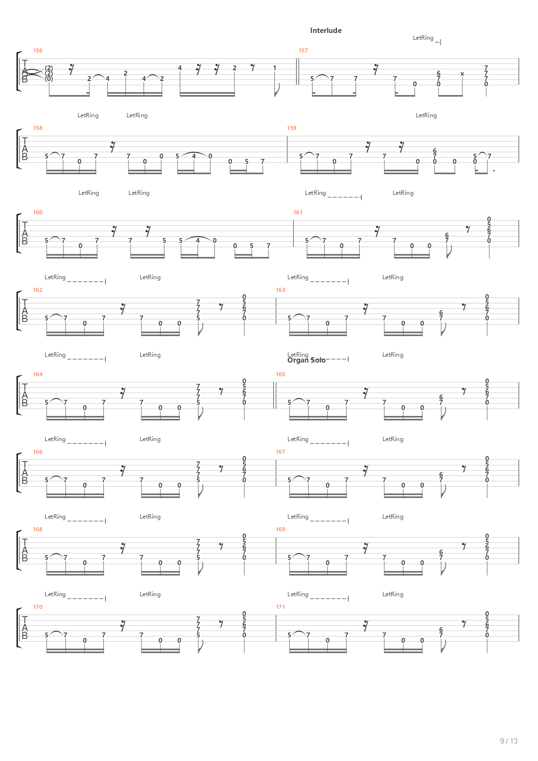 The Core吉他谱