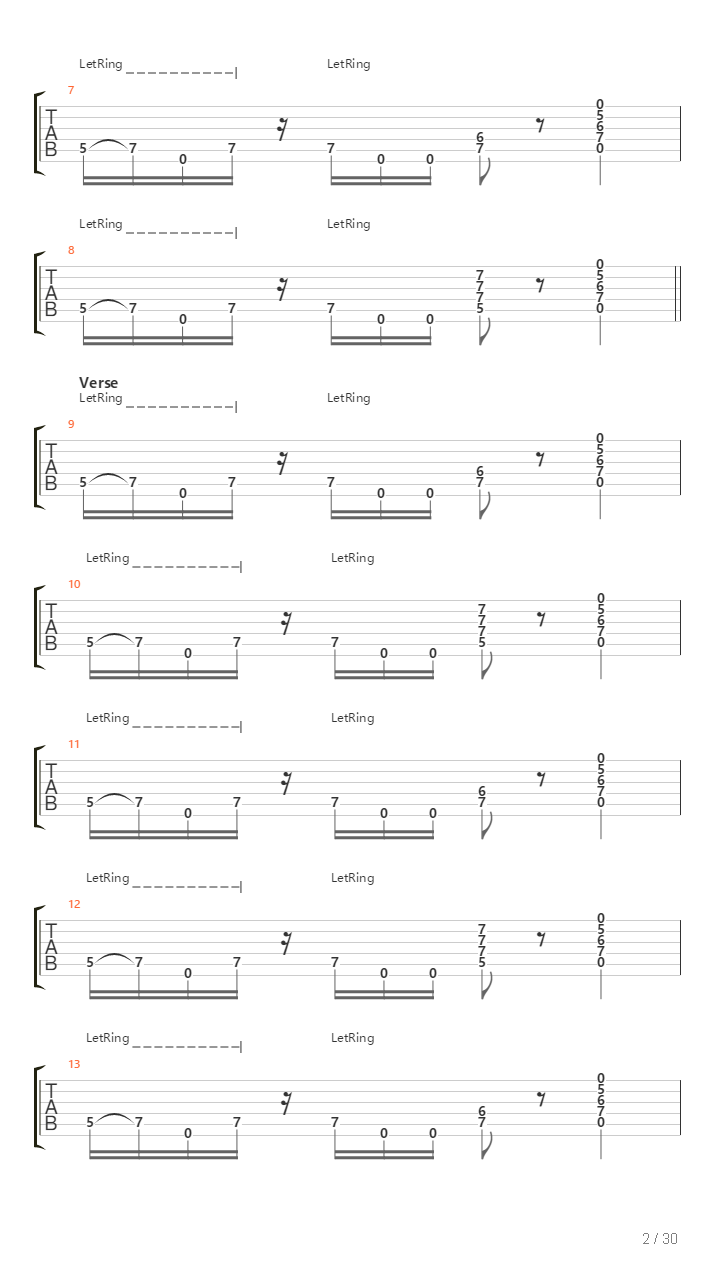 The Core吉他谱