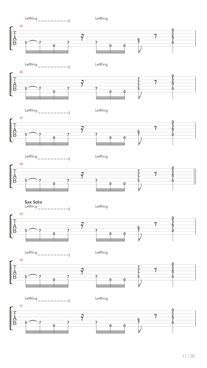 The Core吉他谱