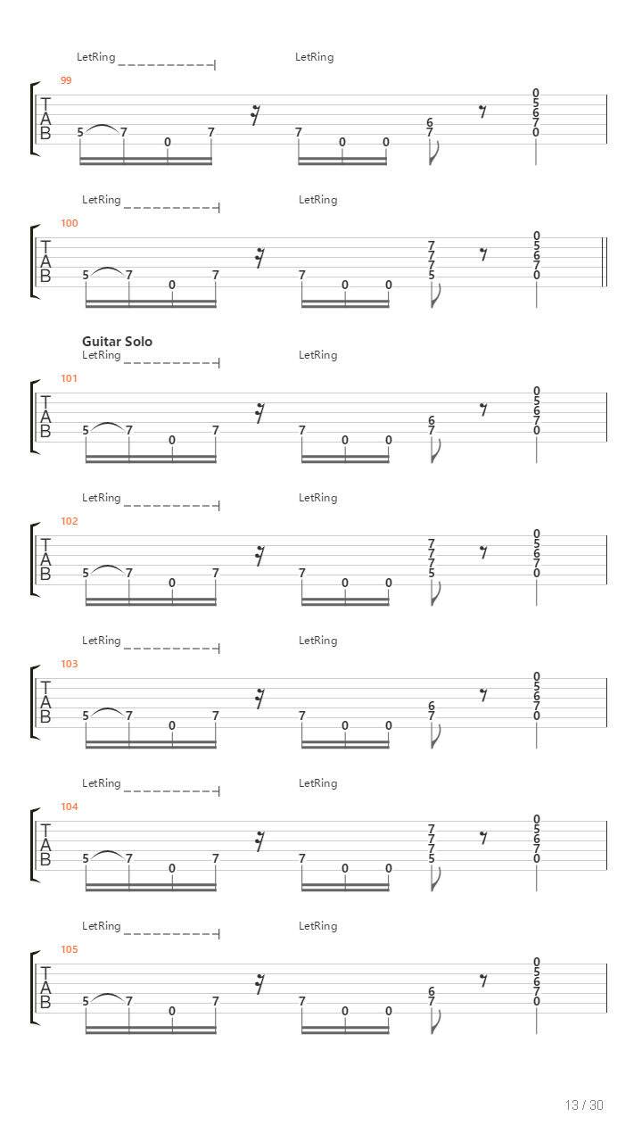 The Core吉他谱