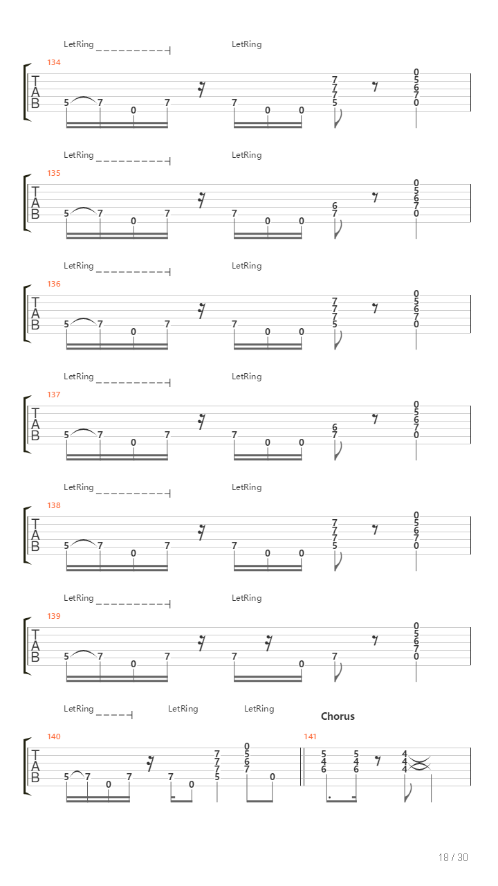 The Core吉他谱