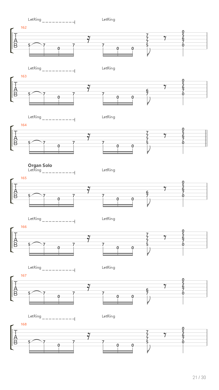 The Core吉他谱