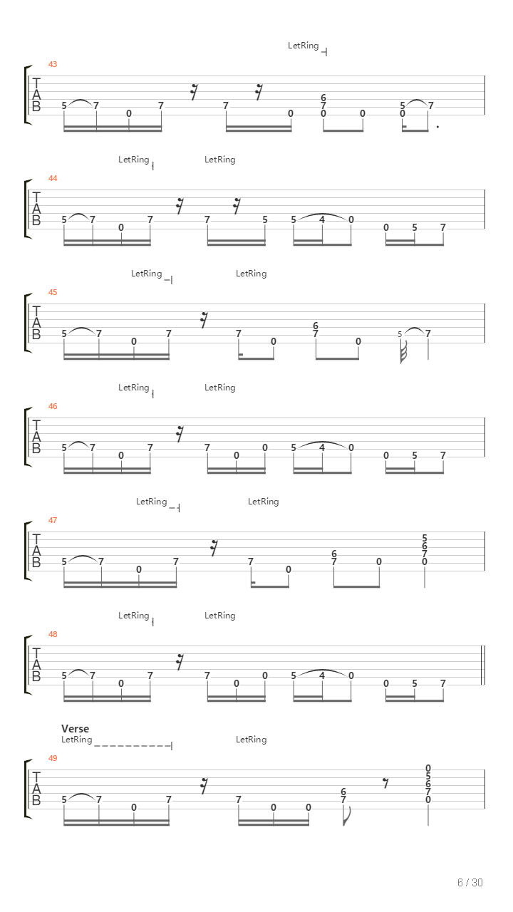 The Core吉他谱