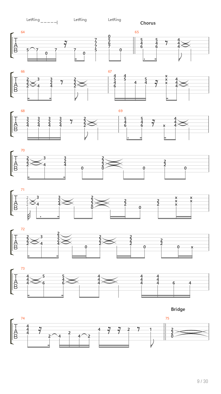 The Core吉他谱