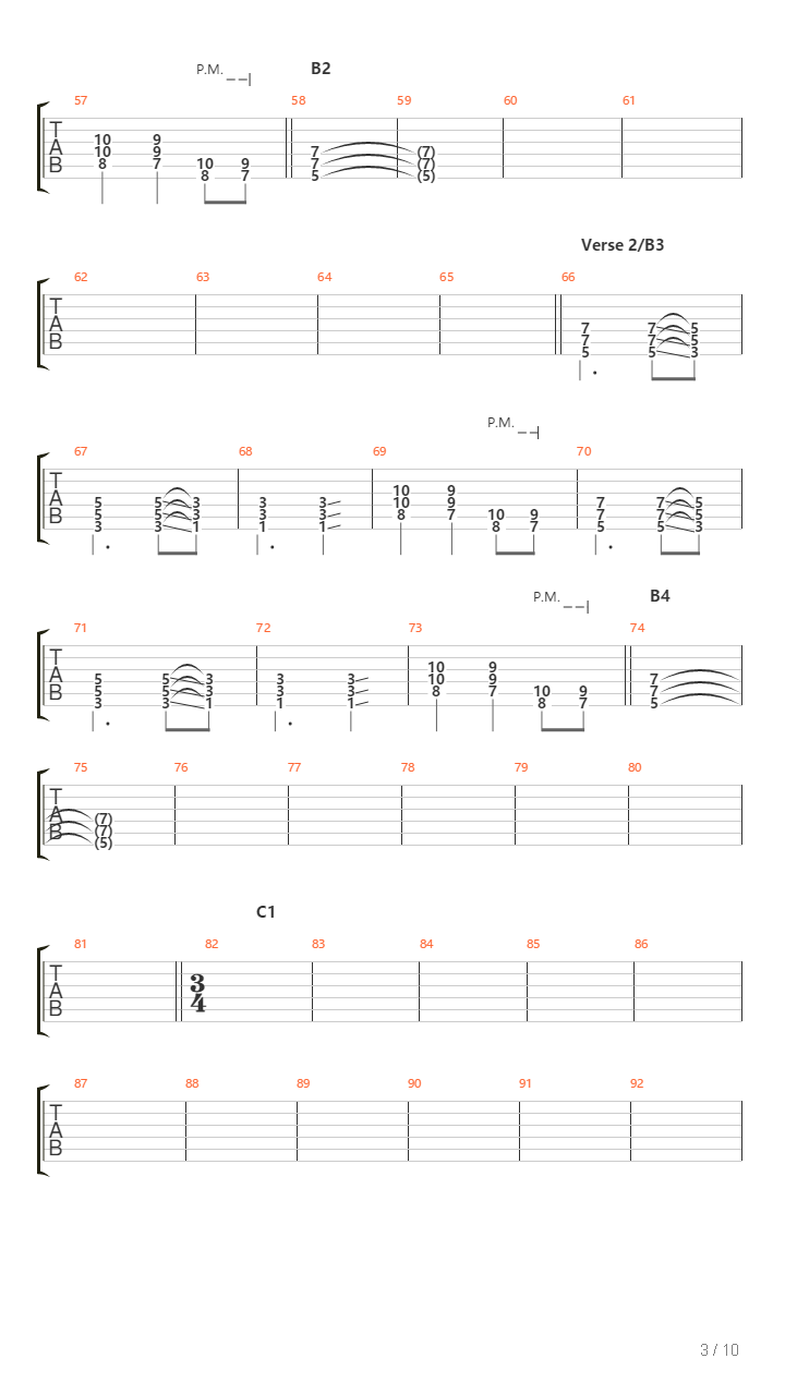 Chapter Iv吉他谱