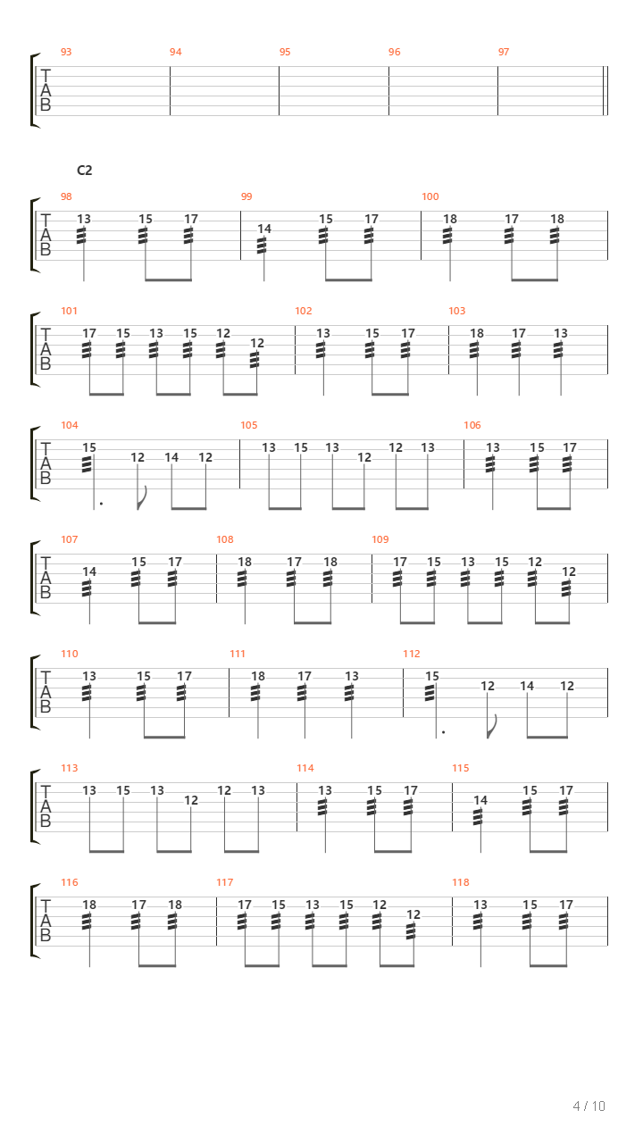 Chapter Iv吉他谱