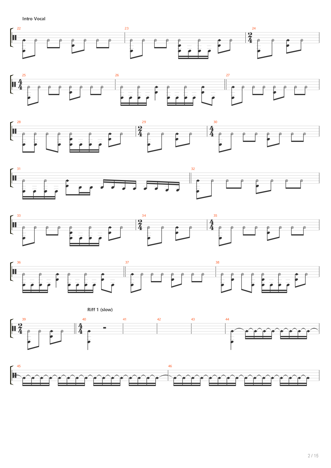 March Of Insurrection吉他谱