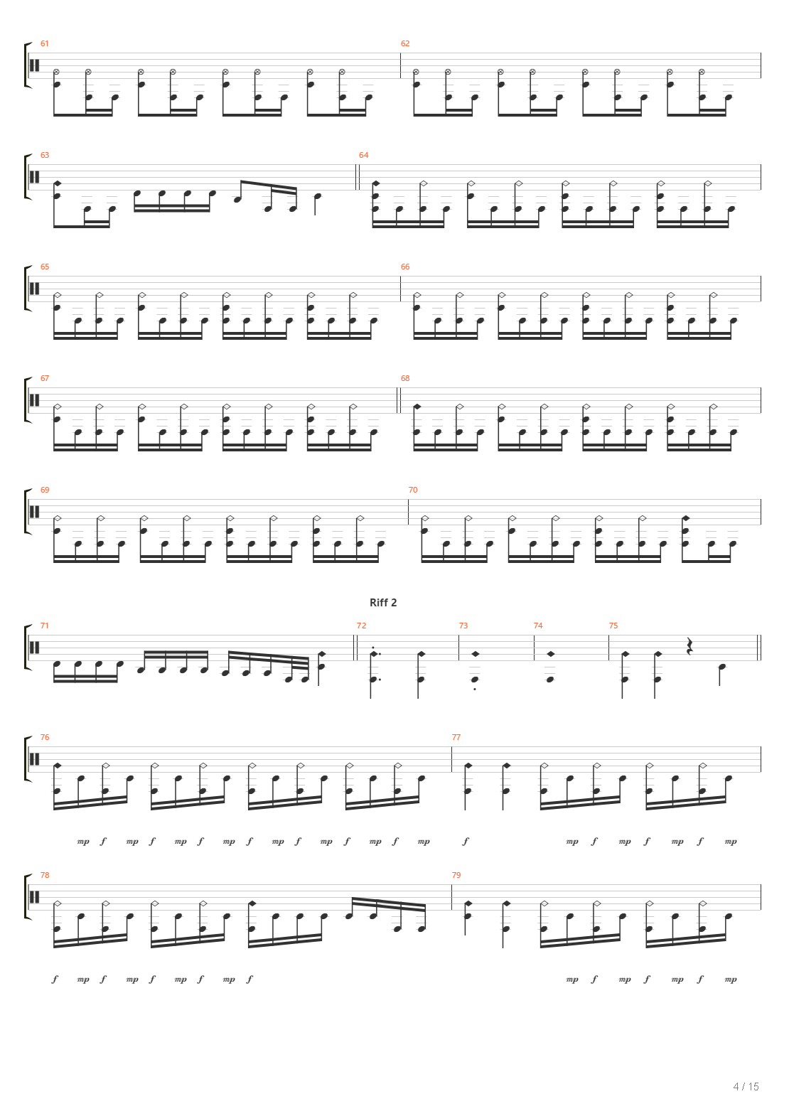 March Of Insurrection吉他谱