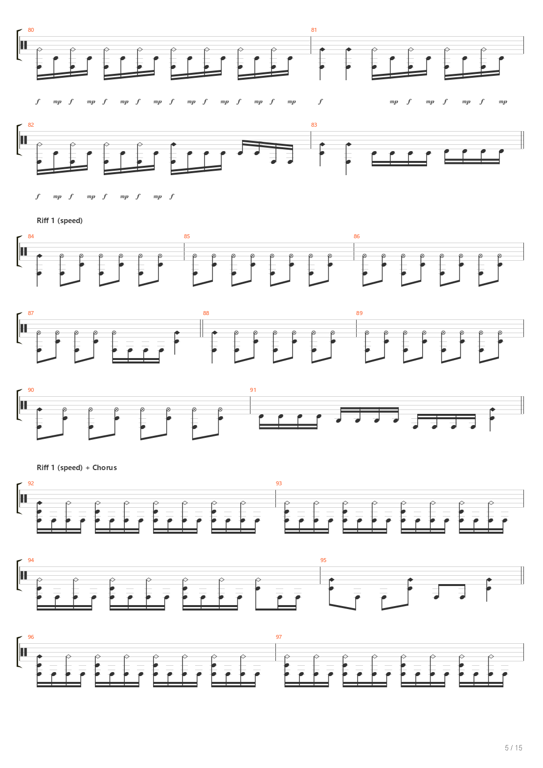 March Of Insurrection吉他谱