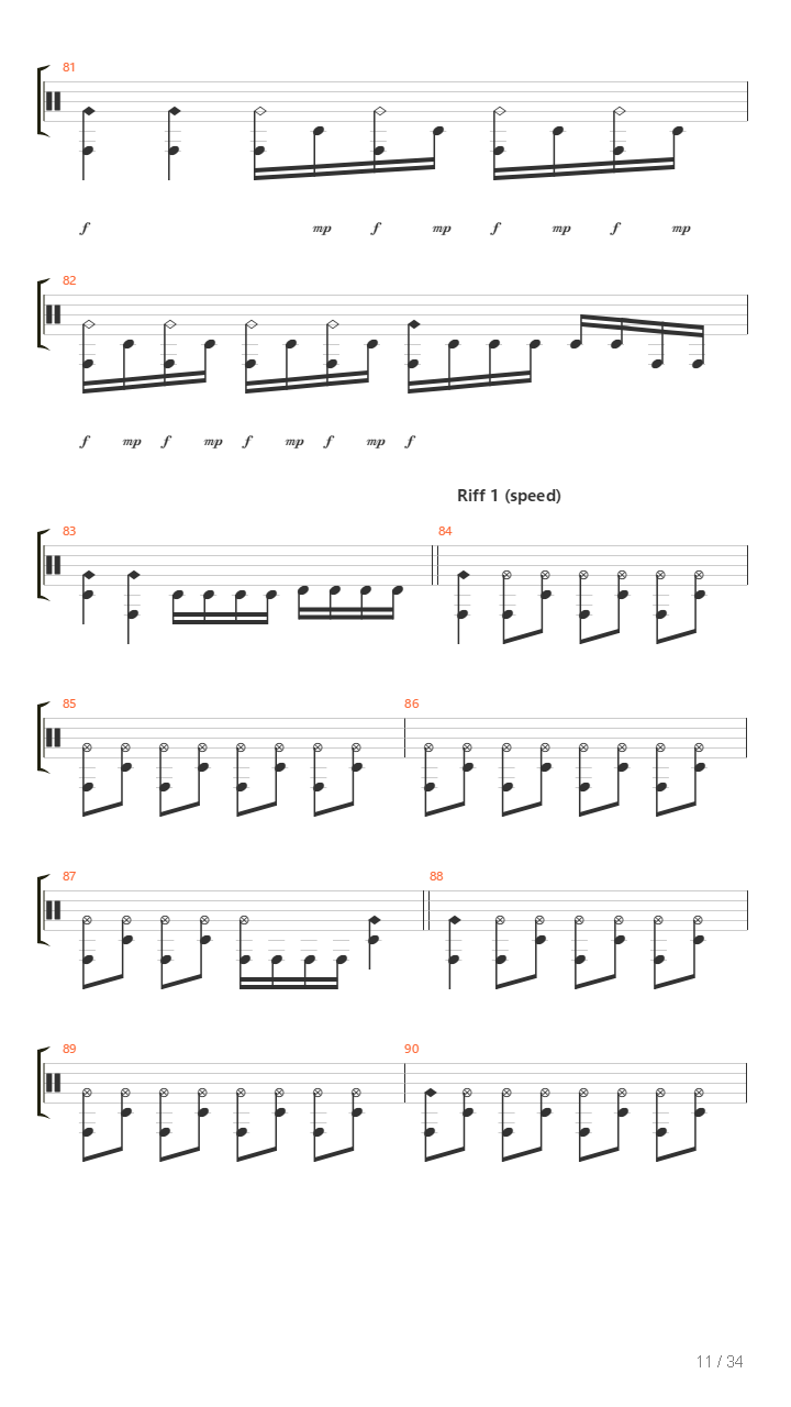 March Of Insurrection吉他谱
