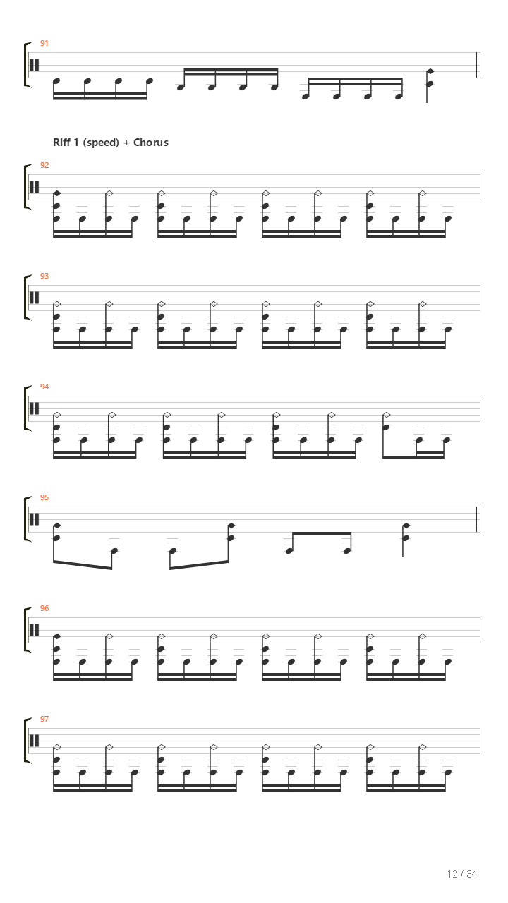 March Of Insurrection吉他谱