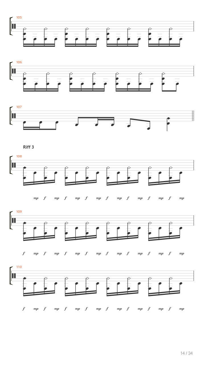 March Of Insurrection吉他谱