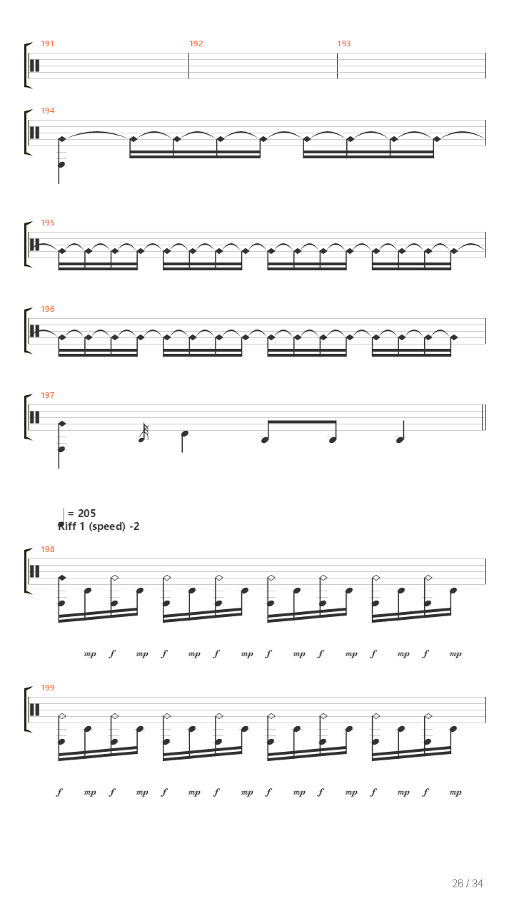 March Of Insurrection吉他谱