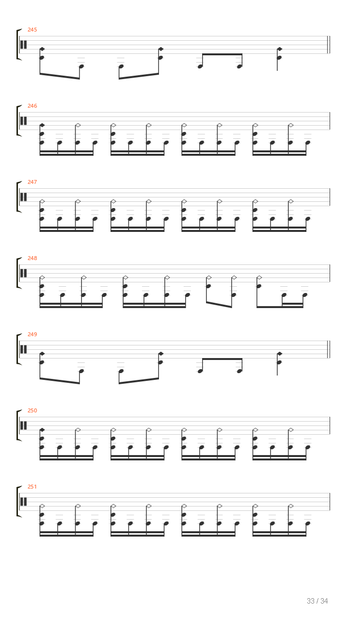 March Of Insurrection吉他谱