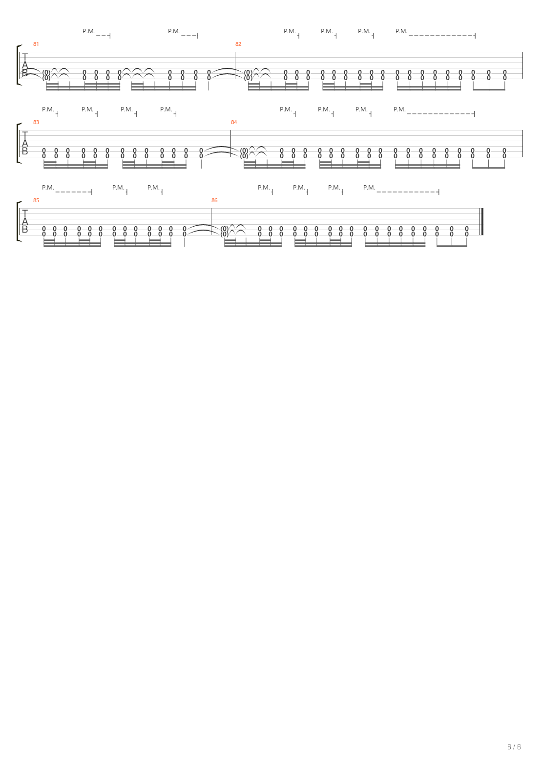 Nuclear Winter吉他谱