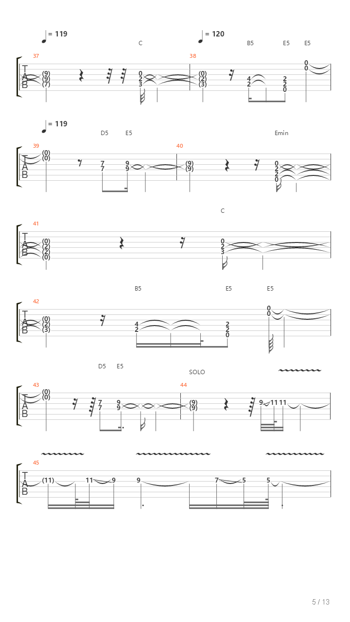 Prometeo吉他谱