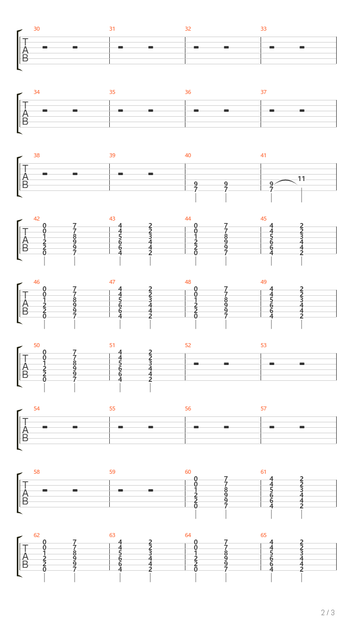 Disconnected吉他谱