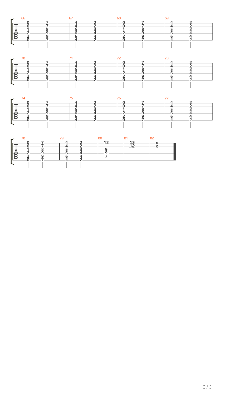 Disconnected吉他谱