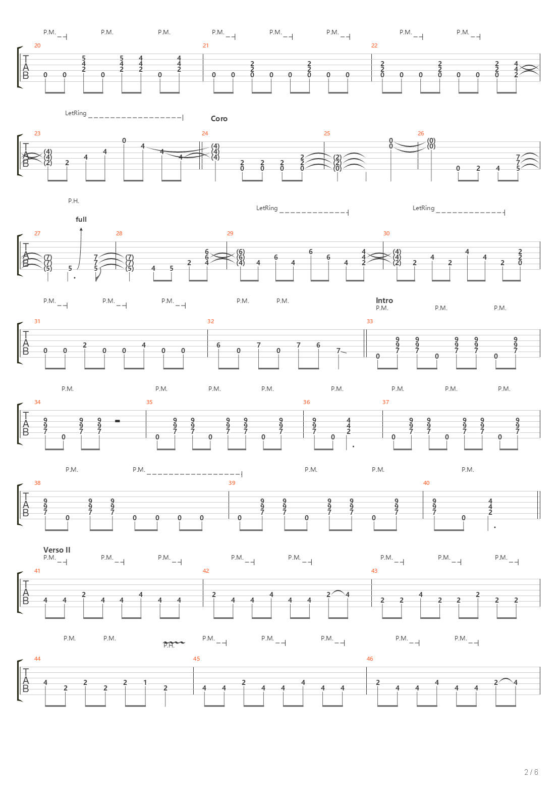 Agenda吉他谱