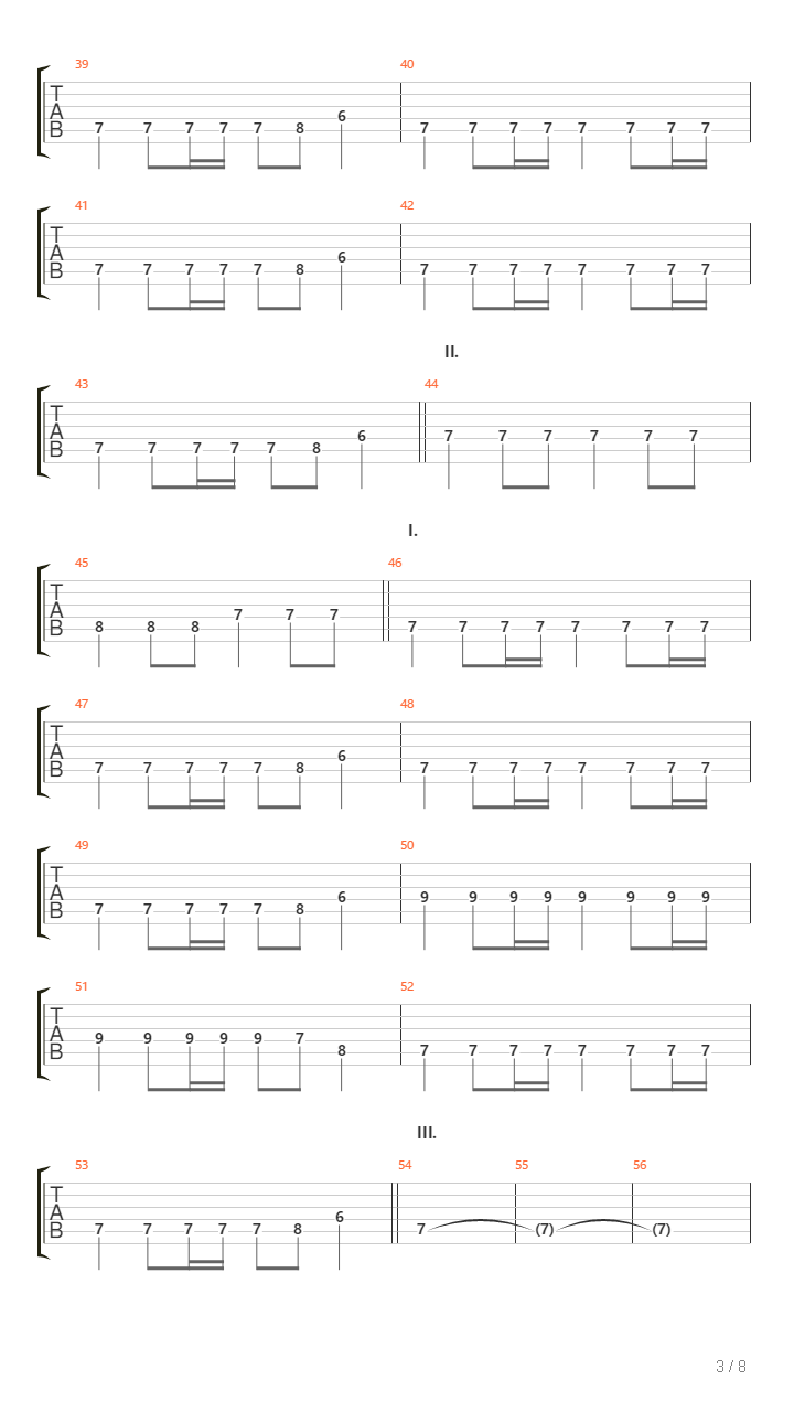 Ultima Thule吉他谱