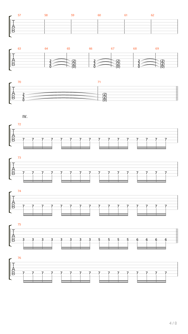 Ultima Thule吉他谱